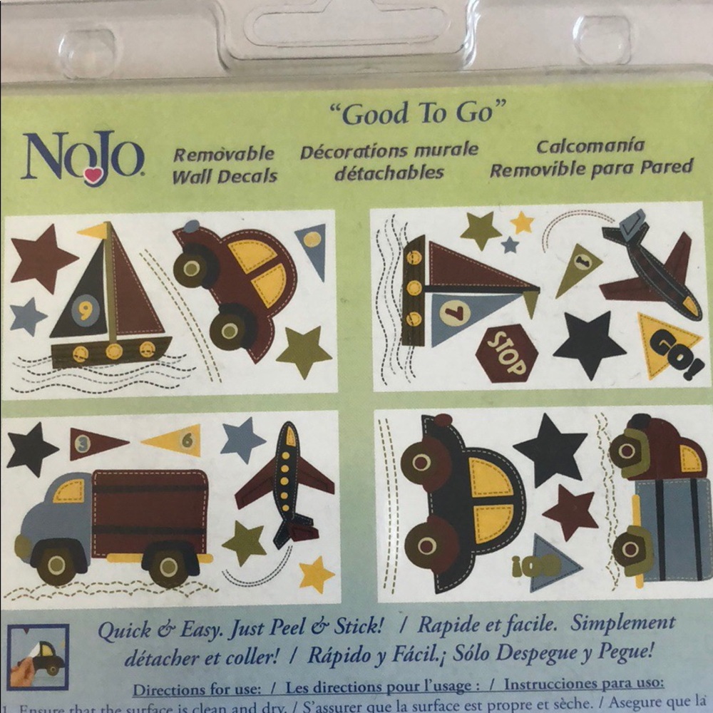 Removable Wall Decals Trafic good to go New